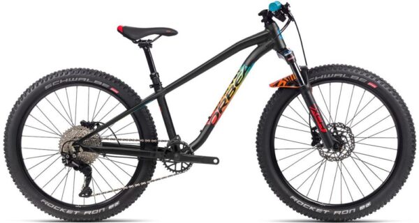 BICICLETA CRIANÇA MTB 20 ORBEA LAUFEY H20 PRETO/RAINBOW