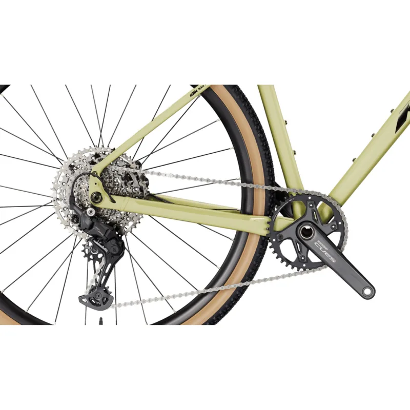 BICICLETA GRAVELATOR 25 MINERAL GREEN MATT 26 KTM — detalhe