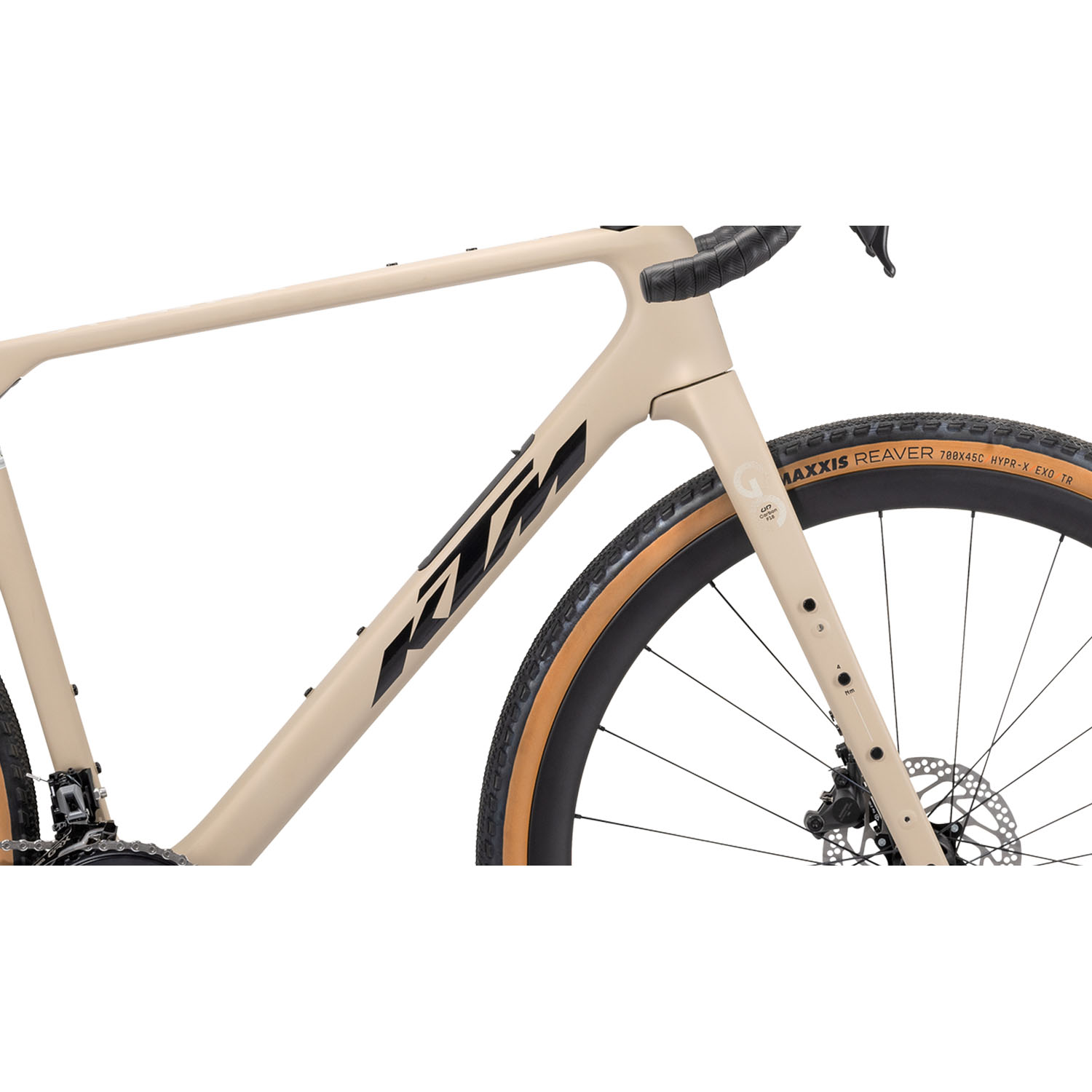 BICICLETA GRAVELATOR ELITE 2X GREY BEIGE MATT 26 KTM — cores