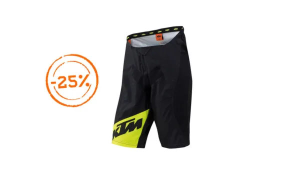 CALÇÃO FACTORY ENDURO NEON KTM — vista geral