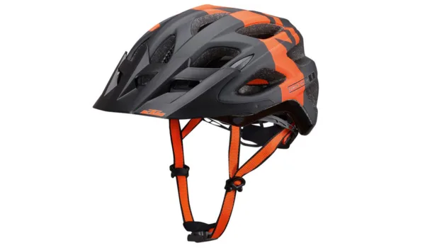 CAPACETE FACTORY CHARACTER II PRETO/LAR KTM — vista geral