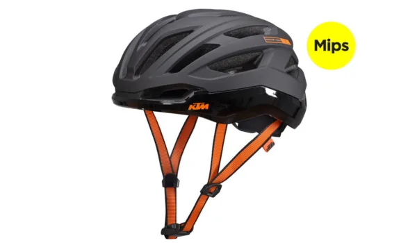 CAPACETE FACTORY PRIME MIPS PRETO KTM — vista geral