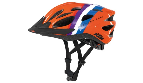 CAPACETE FACTORY YOUTH LARANJA KTM — vista geral