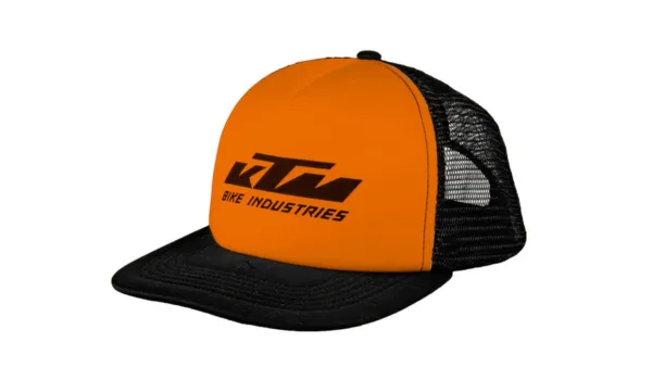 CHAPÉU CHAPEU TEAM RACING PRETO KTM — vista geral