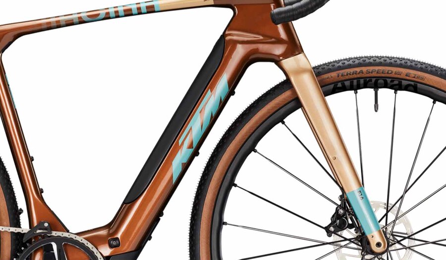 KTM Macina Gravelator SX Prime 25 — rodas