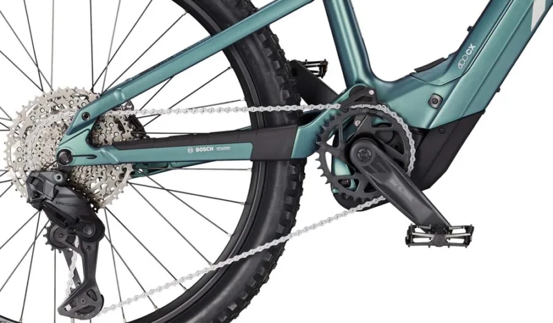 KTM Macina Prowler Elite Di2 Royal Teal Matt 26 — detalhe