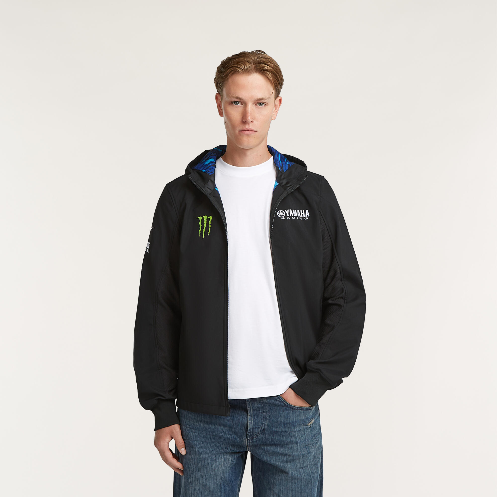 BLUSÃO SOFTSHELL MONSTER ENERGY YAMAHA — vista geral