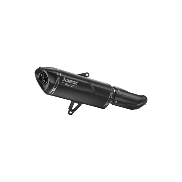 SILENCIADOR SLIP-ON AKRAPOVIČ PRETO PARA TRICITY 300 YAMAHA — vista geral