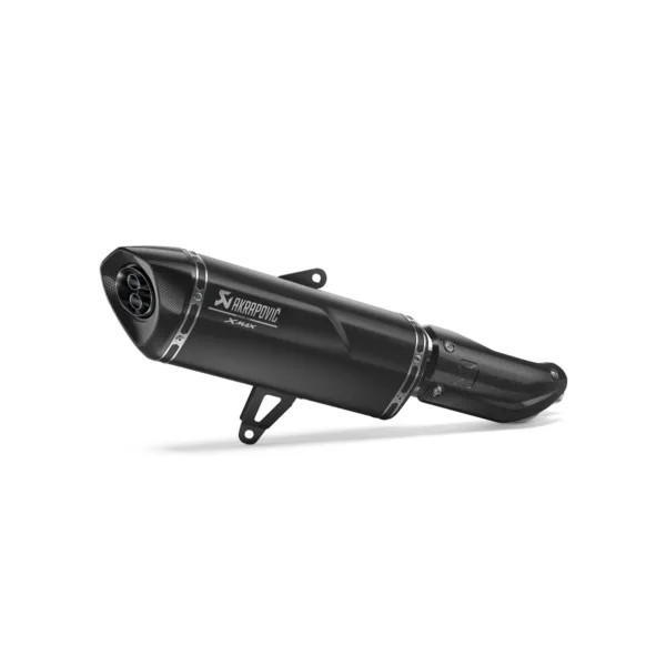 SILENCIADOR SLIP-ON AKRAPOVIČ PRETO PARA XMAX 300 YAMAHA — vista geral