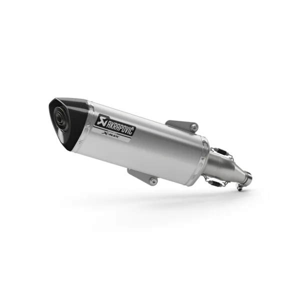 PONTEIRA DE ESCAPE EM TITÂNIO AKRAPOVIČ PARA A XMAX 125 YAMAHA — vista geral