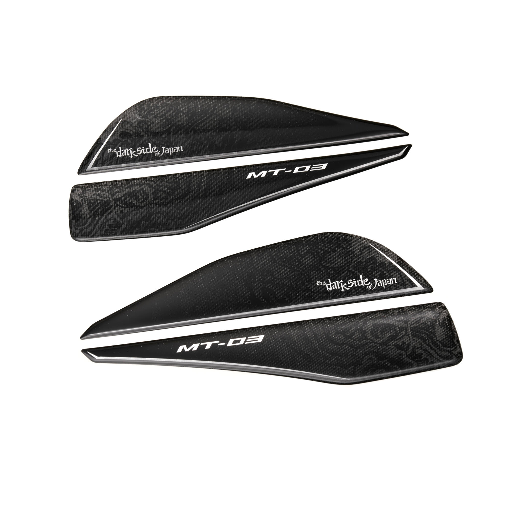 PROTEÇÕES DE DEPÓSITO LATERAIS YAMAHA — vista geral