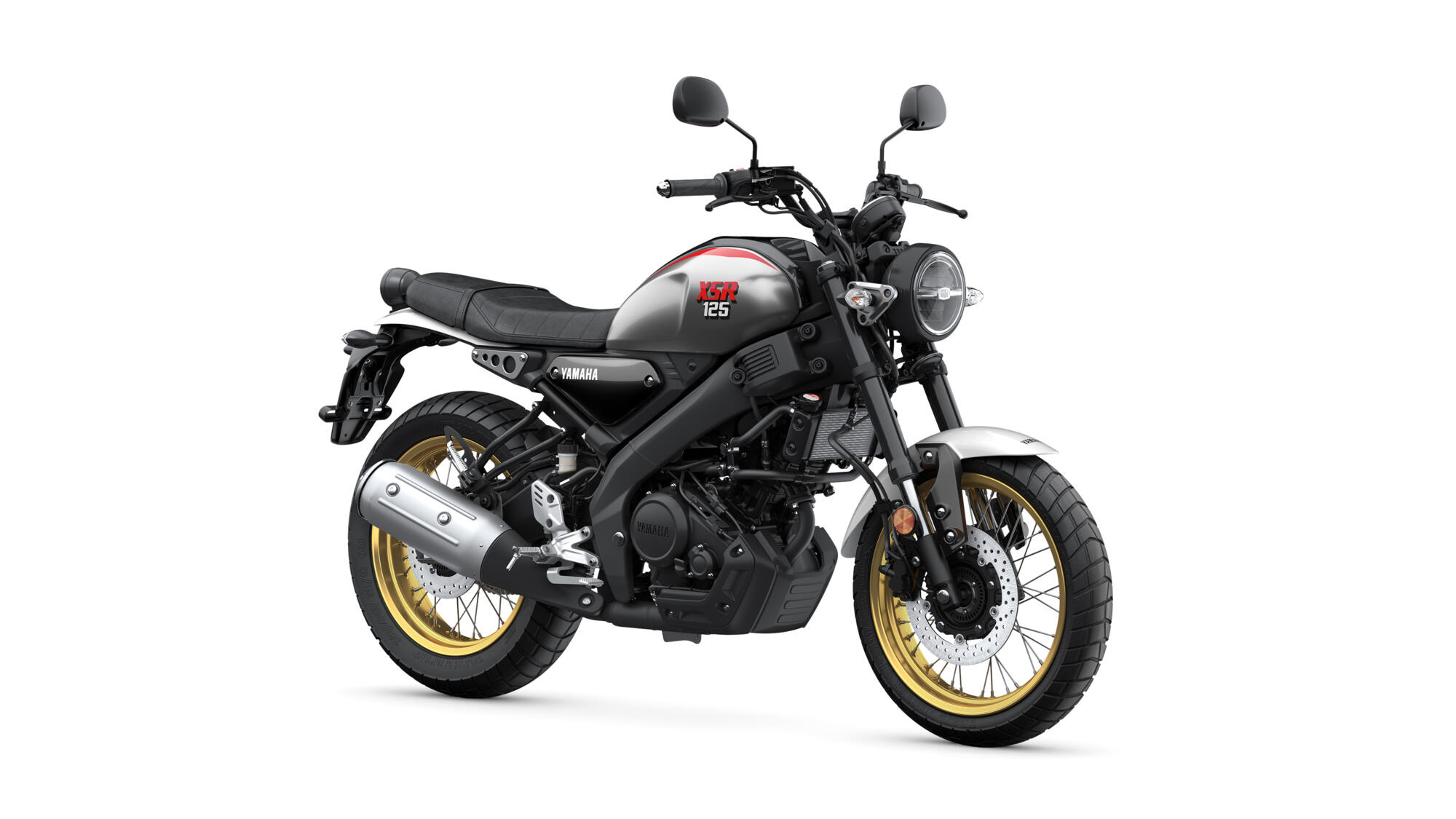 MOTO XSR125 LEGACY YAMAHA — estudio frontal