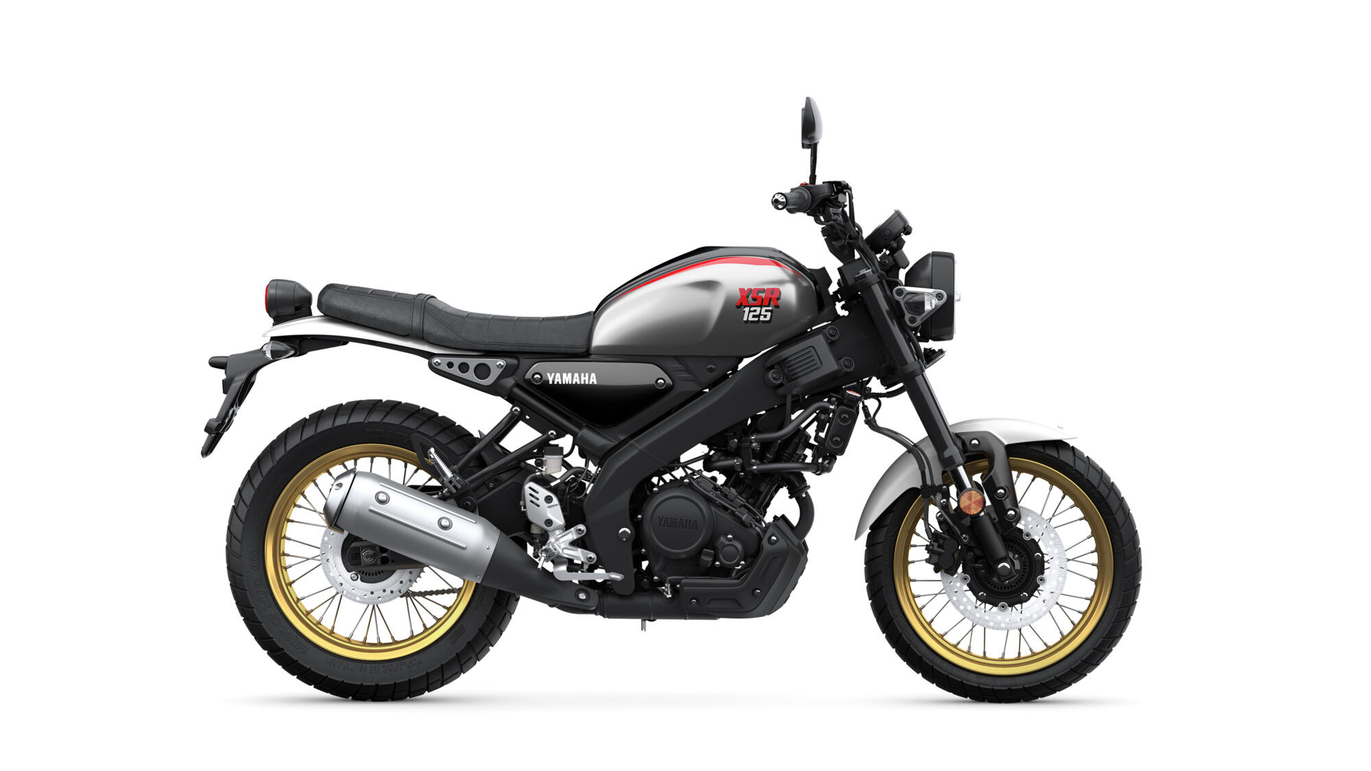 MOTO XSR125 LEGACY YAMAHA — estudio lateral