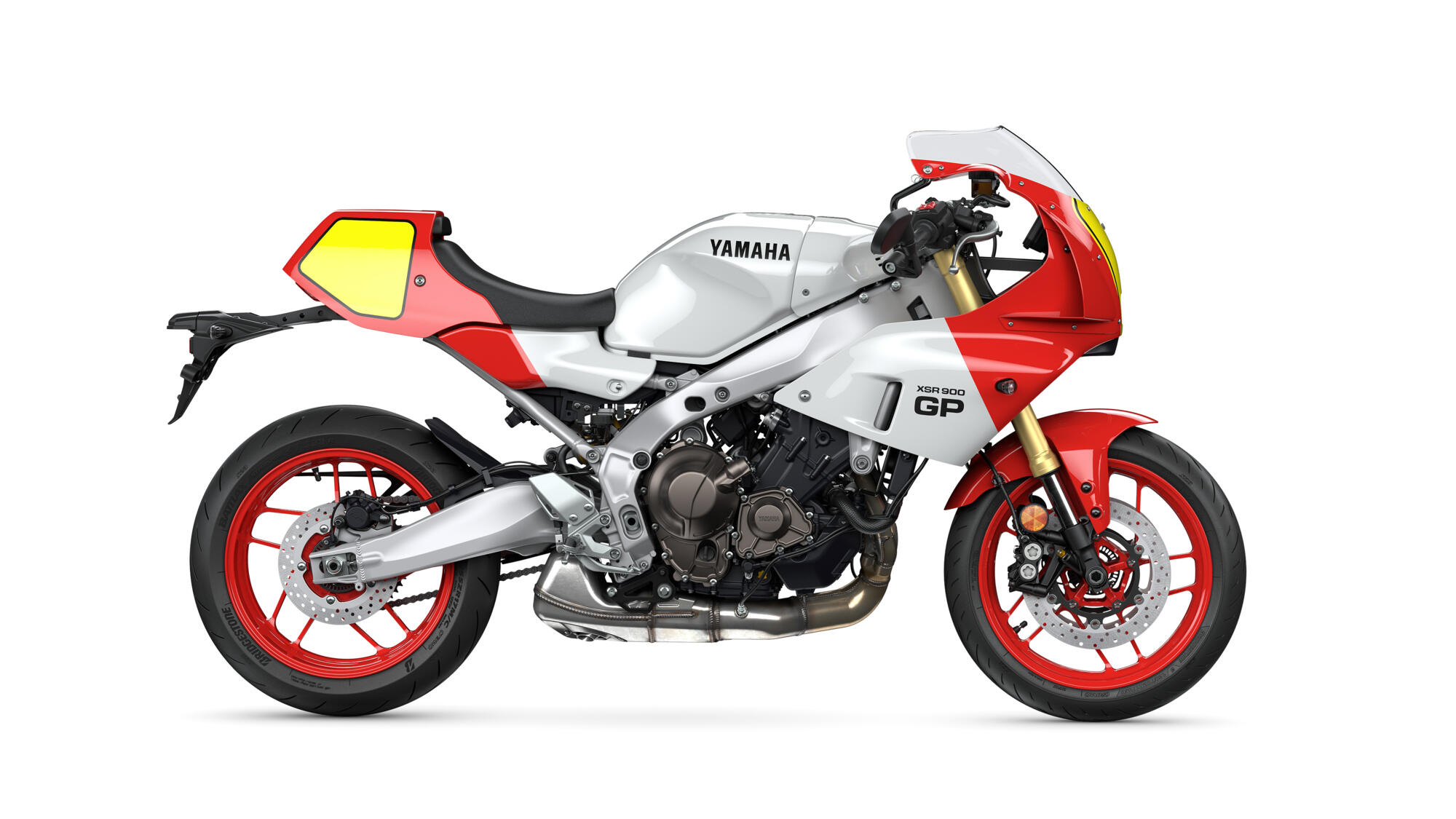 MOTO XSR900 GP 2024 YAMAHA — estudio lateral