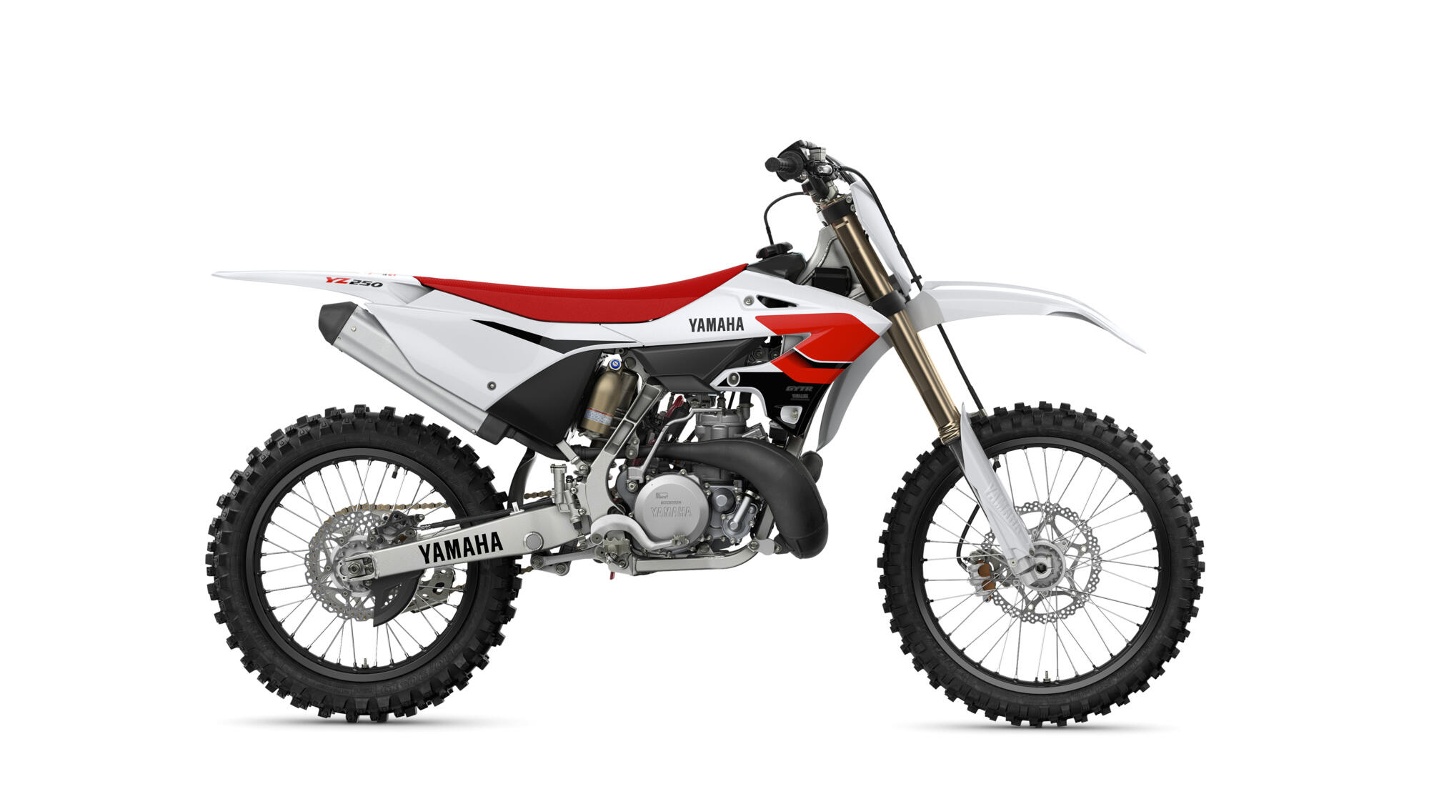 MOTO YZ250 70TH ANNIVERSARY EDITION YAMAHA — estudio lateral