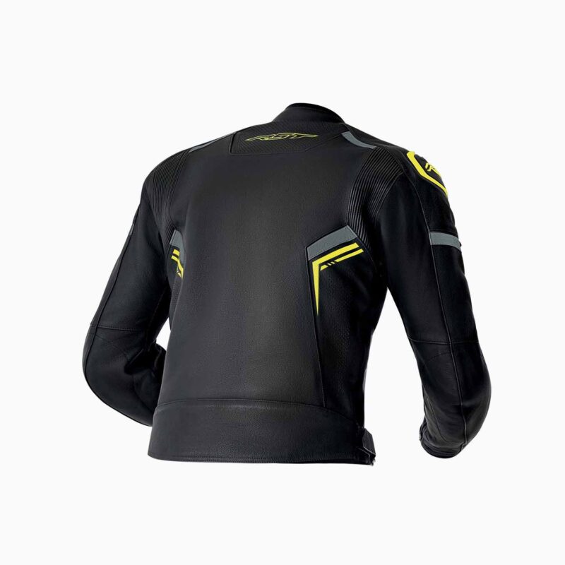 Fato de Couro S1 D3O Preto/Branco RST