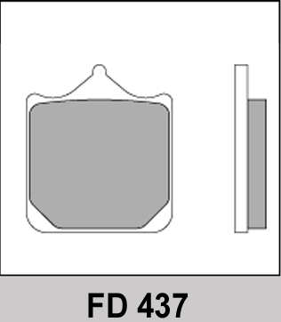 Pastilhas Travão FD437G1375R Sinterizado Racing GALFER