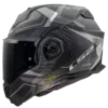 Capacete LS2 ADVANT X CARBON Horizon Cinza Cromado Mate