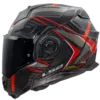 Capacete LS2 ADVANT X CARBON Future II Vermelho Brilhante