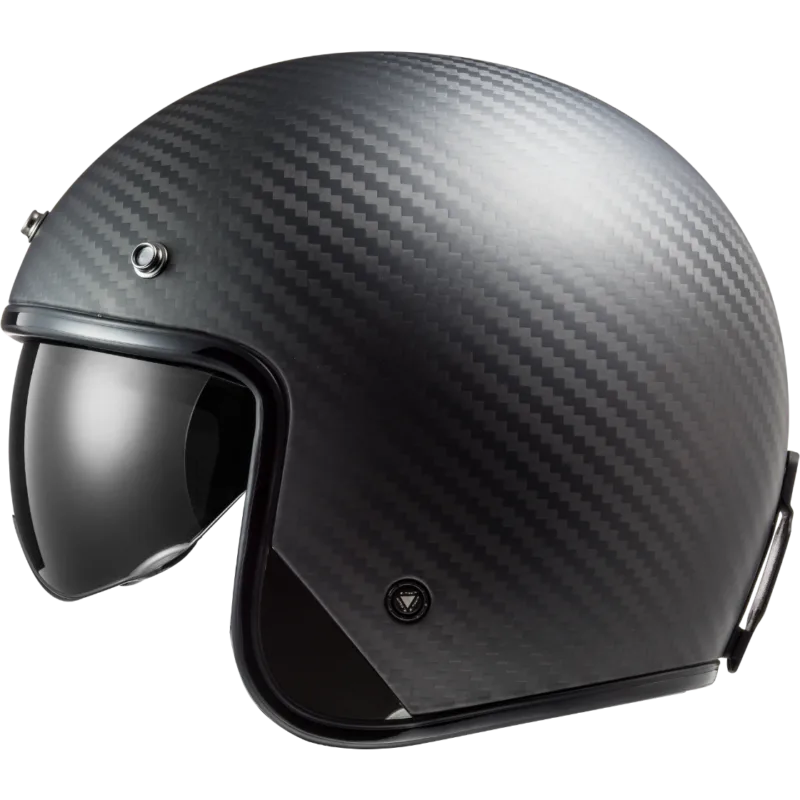 Capacete LS2 BOB II CARBON Carbono Mate