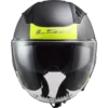 Capacete LS2 COPTER II Urbane Preto Amarelo Hi-Vis Mate