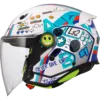 Capacete LS2 FUNNY II Next Level Branco Brilhante