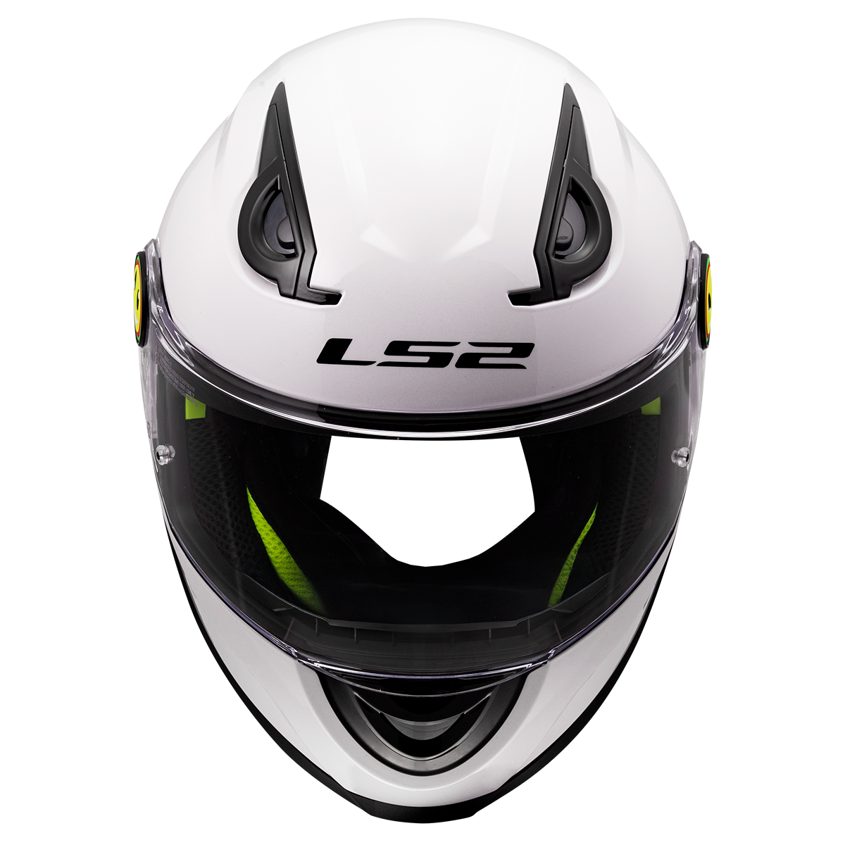 Capacete LS2 KID Branco Brilhante