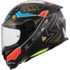 Capacete LS2 KID Zero Cinza Vermelho Mate