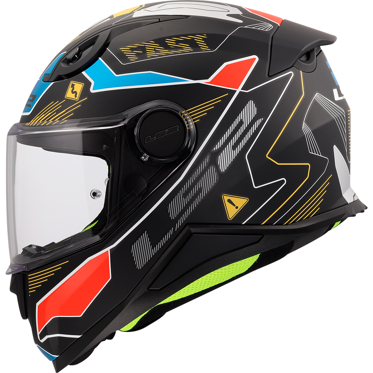 Capacete LS2 KID Zero Cinza Vermelho Mate
