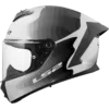 Capacete LS2 RAPID III Flow Branco Cinza Brilhante