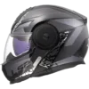 Capacete LS2 SCOPE II Oxyd Preto Titânio Brilhante