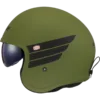 Capacete LS2 SPITFIRE II Retro Verde Militar Mate