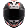 Capacete LS2 STORM III Sporty Branco Azul Vermelho Brilhante