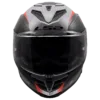 Capacete LS2 STORM III Dynamo Cinza Vermelho Brilhante