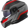 Capacete LS2 STROBE II Monza Preto Cinza Vermelho Mate