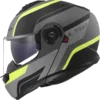 Capacete LS2 STROBE II Monza Preto Amarelo Hi-Vis Mate