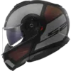 Capacete LS2 STROBE II Orion Preto Roxo Azul Mate