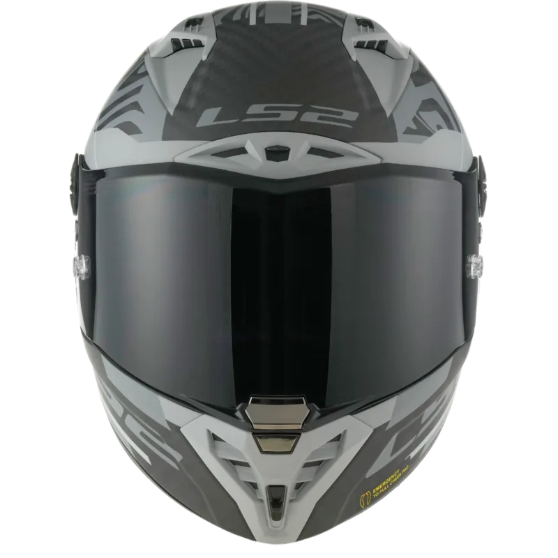 Capacete LS2 THUNDER GP AERO Polar Preto Mate