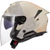 Capacete LS2 VERSO II Aqua Marfim Mate